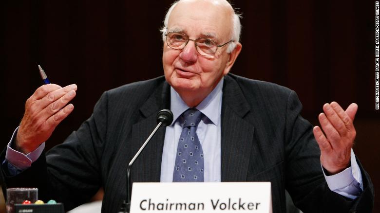 Former Fed chair Paul Volcker dead at 92