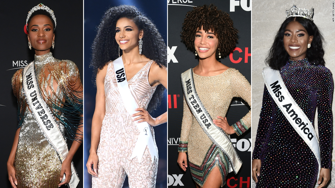 Miss USA, Miss America, Miss Teen USA, Miss Universe and now Miss World are all black women