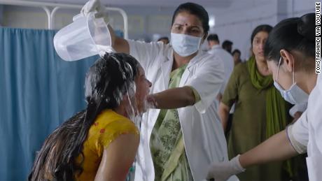 The trailer shows vivid depictions of Agarwal&#39;s recovery after she was attacked.