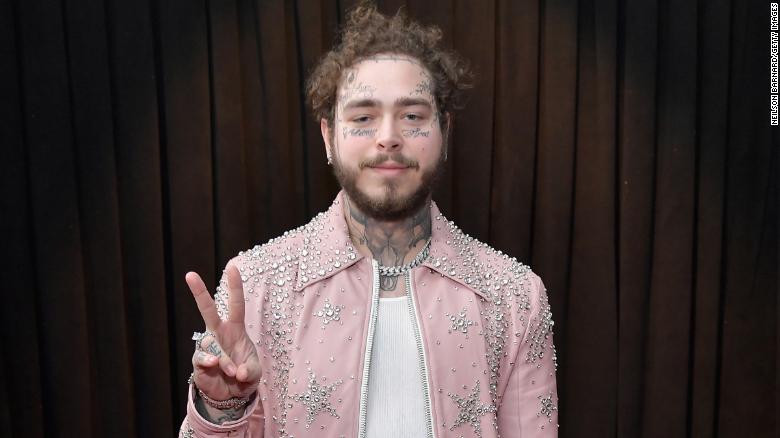 Post Malone got a new face tattoo for the new year - CNN