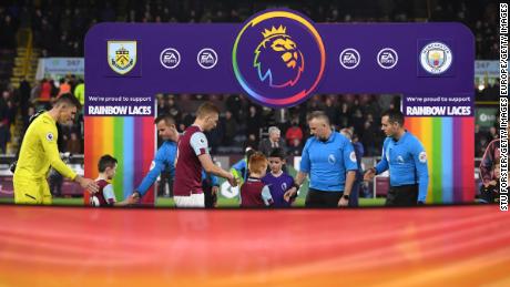 The Rainbow Laces campaign ran for two match days in December. It&#39;s part of a three-year partnership with Stonewall.