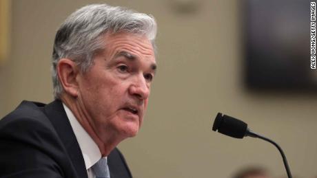 WASHINGTON, DC - NOVEMBER 14:  Federal Reserve Board Chairman Jerome Powell testifies during a hearing before the House Budget Committee November 14, 2019 on Capitol Hill in Washington, DC. The committee held a hearing on &quot;The Economic Outlook: The View from the Federal Reserve.&quot;  (Photo by Alex Wong/Getty Images)