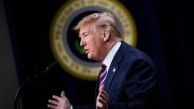 US President Donald Trump speaks at the White House Summit on Child Care and Paid Leave on December 12, 2019, in Washington, DC. 