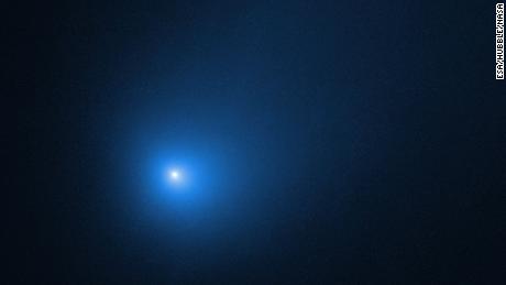 Hubble catches interstellar comet as it flies past the sun