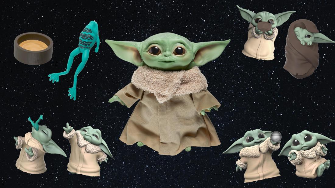 mechanical yoda doll