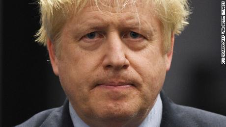 Britain&#39;s Prime Minister and Conservative leader Boris Johnson gives a speech on stage after retaining his seat to be MP for Uxbridge and Ruislip South at the count centre in Uxbridge, west London, on December 13, 2019 after votes were counted as part of the UK general election. (Photo by Oli SCARFF / AFP) (Photo by OLI SCARFF/AFP via Getty Images)