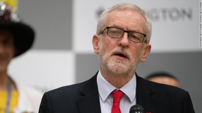 Jeremy Corbyn announced that he would step down after a &quot;process of reflection.&quot;