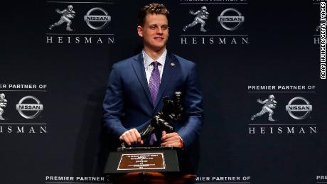Heisman winner&#39;s speech leads to over $370,000 in donations for families in poverty