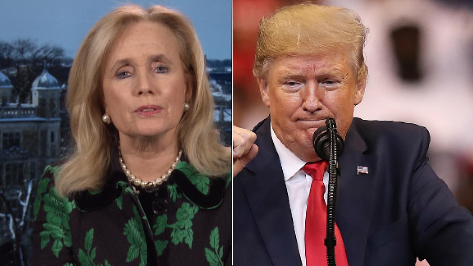 Rep. Debbie Dingell 'really hurt' after Trump invokes late husband in ...