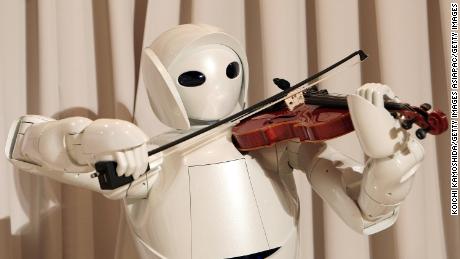 Toyota developed a violin-playing robot in 2007.