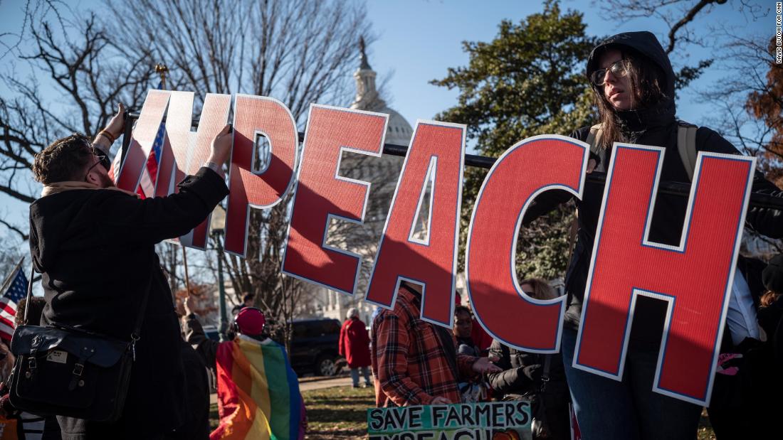 A pro-impeachment rally is held on the Capitol grounds.