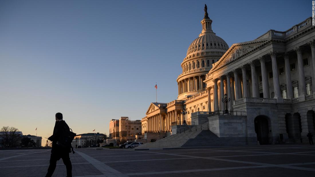 The US Capitol on Wednesday morning.