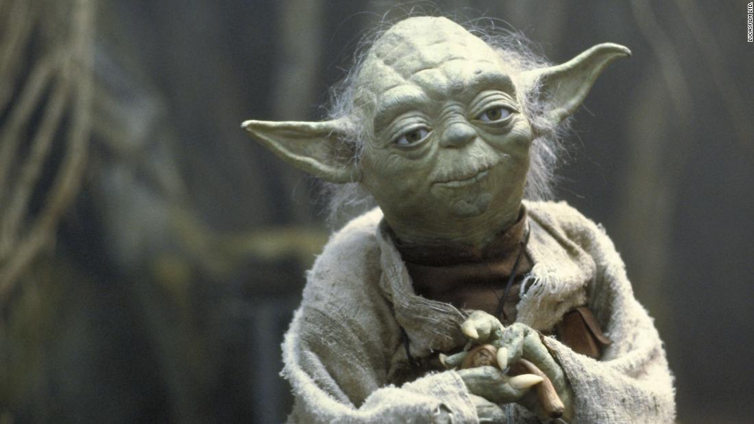Jedi Master Yoda is just one of many intriguing creatures we encounter in the Star Wars universe. He was purposefully designed with brow ridges and Albert Einstein-esque eyes to indicate his immense wisdom and knowledge.