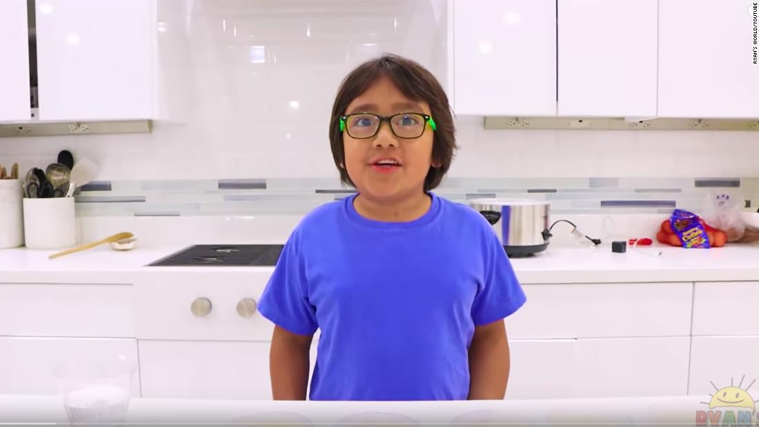 Ryan Kaji Eight Year Old Tops Youtube List Of High Earners With
