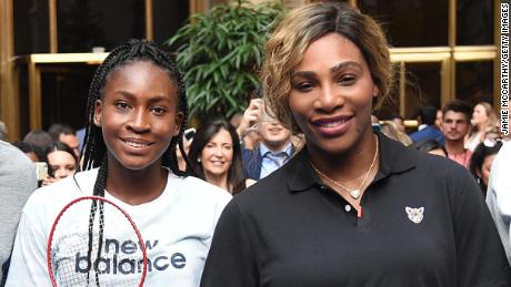 Coco Gauff, left,  and Serena Williams, pictured in New York City in August, are now gearing up for the first Grand Slam tournament of the season.