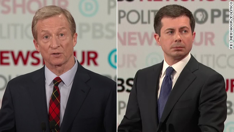 tom steyer pete buttigieg screengrab