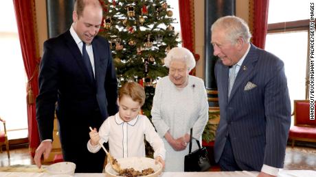 The Queen and Prince George bake festive treats 