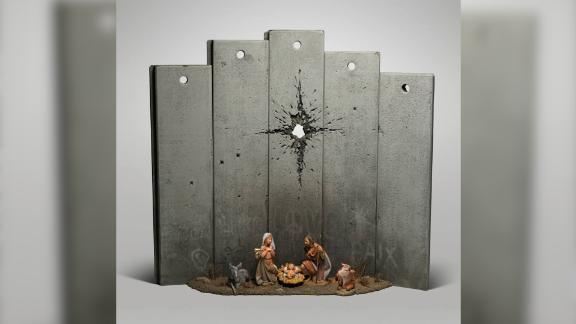 Artist Banksy Critiques Israel With Modified Nativity