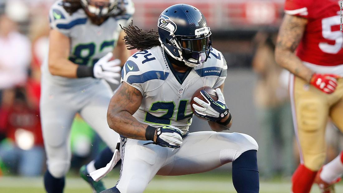 The Seahawks have re-signed Marshawn Lynch