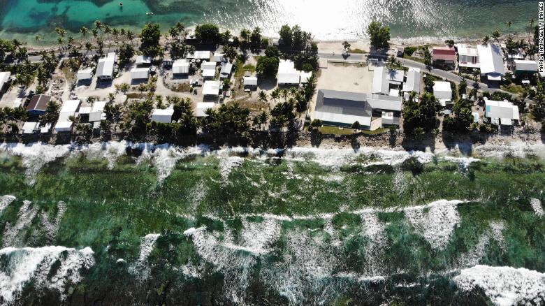 The low-lying South Pacific island nation of Tuvalu has been classified as 'extremely vulnerable' to climate change by the United Nations Development Programme.