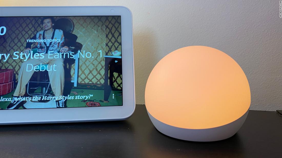 Amazon Echo Glow Review A simple and unique smart light CNN