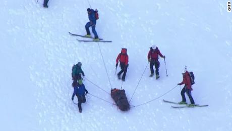 Clackamas County Sheriff&#39;s Office Search and Rescue teams rescued a climber Monday who had fallen on Mount Hood. The climber was reported to be in stable condition and was brought down by rescuers to Timberline Lodge late Monday afternoon to a waiting ambulance. The climber, a 16-year-old, sustained a leg injury after falling approximately 500 feet. &quot;The climber fell from the Pearly Gates area of Mt. Hood (just below the final push to the summit) down to the Devil&#39;s Kitchen,&quot; CCSO said in a statement. The call about the fallen and injured teen came in around 9 a.m., according to CCSO. Due to the elevation, the first rescuers didn&#39;t reach the injured climber until approximately 1 p.m. That is when they began administering treatment and put a splint on the injured leg. CCSO said Portland Mountain Rescue, Hood River Crag Rats and AMR assisted in the rescue.
