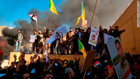 Trump threatens Iran after protesters attack US embassy in Baghdad 