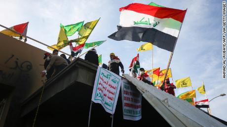 US military warns anyone who attempts to overrun Iraq embassy &quot;will run into a buzz saw&quot;