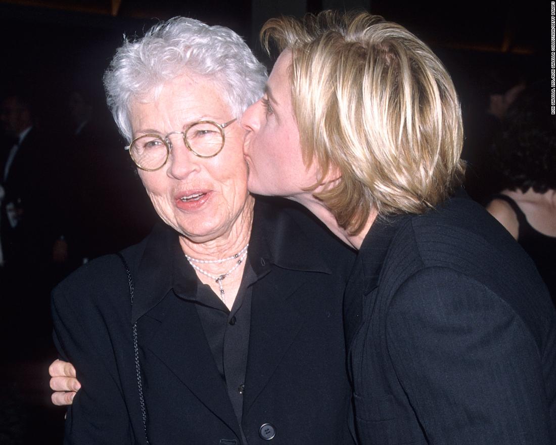 DeGeneres and her mother, Betty, attend the Los Angeles Gay &amp;amp; Lesbian Center&#39;s 27th Anniversary Gala in 1998.