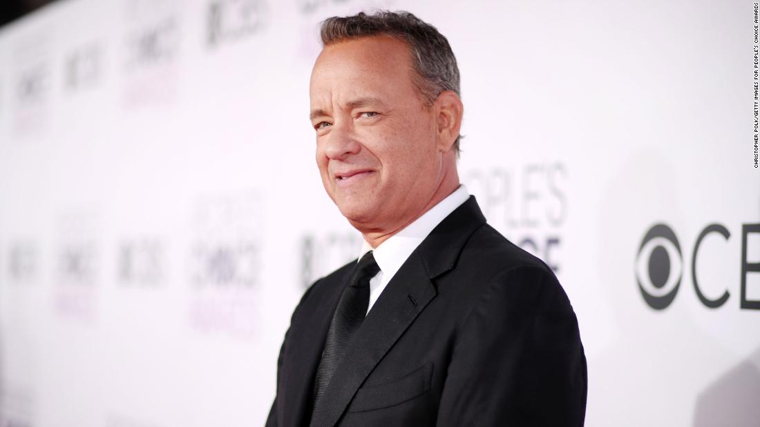 Hanks attends the People&#39;s Choice Awards in 2017.
