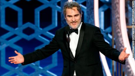 Joaquin Phoenix tests censors with Golden Globes acceptance speech