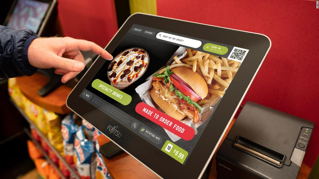 At Sheetz, customers place their orders on touch screens.
