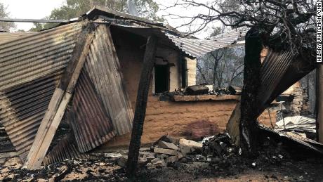 Julie-Ann Grima and Bruce Honeyman lost their home of 10 years to fires that swept through Pericoe, Australia.