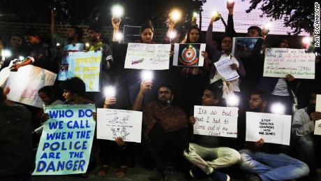 Jnu Delhi Police Criticized After Students Attacked At Top