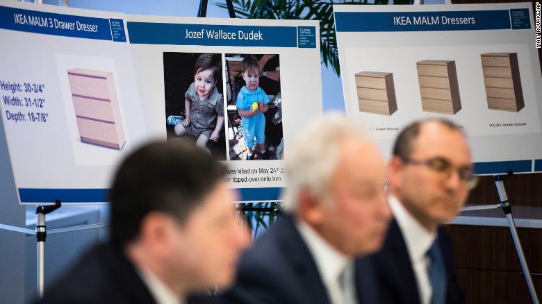 Ikea To Pay 46 Million To Family Of Toddler Crushed By Dresser Cnn