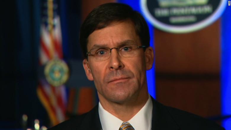 Esper: Intelligence on Soleimani 'more than razor thin'