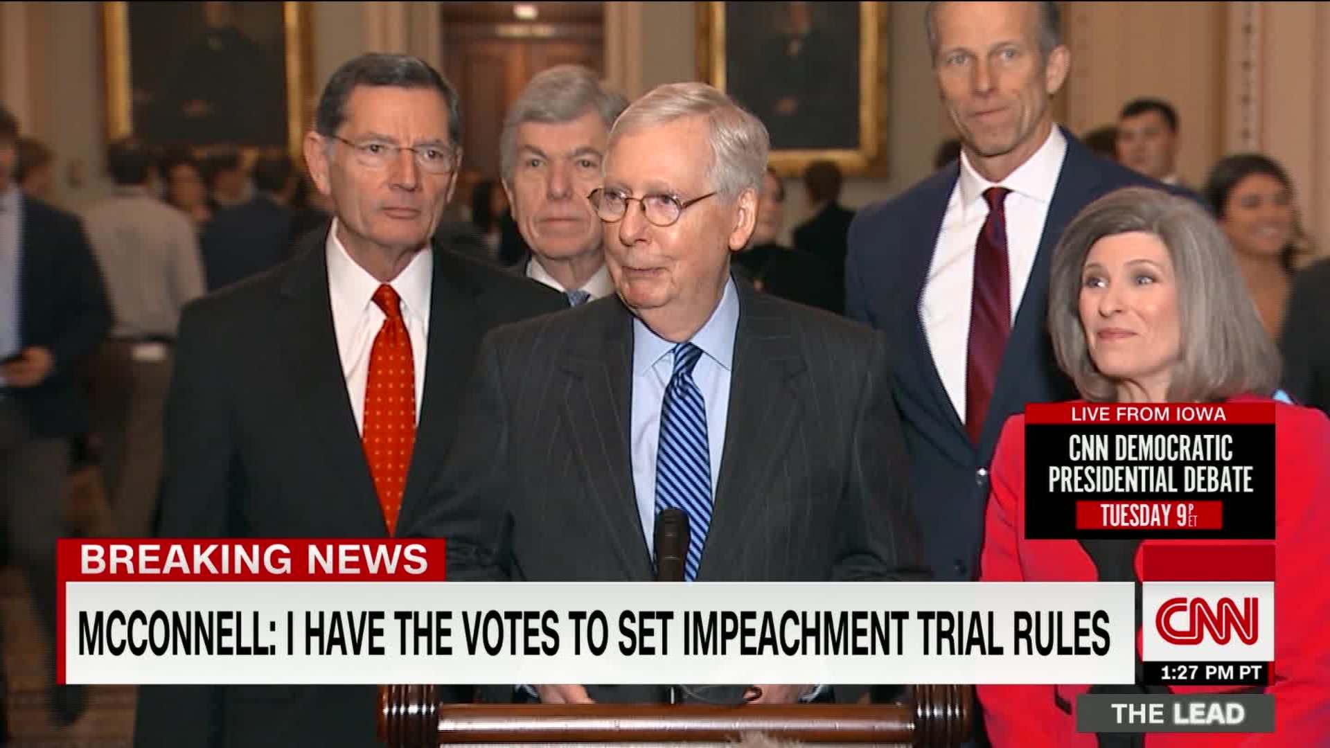 Mcconnell Claims He Has Votes To Set The Rules For Impeachment Trial Possibly Meaning No Witnesses Cnn Video