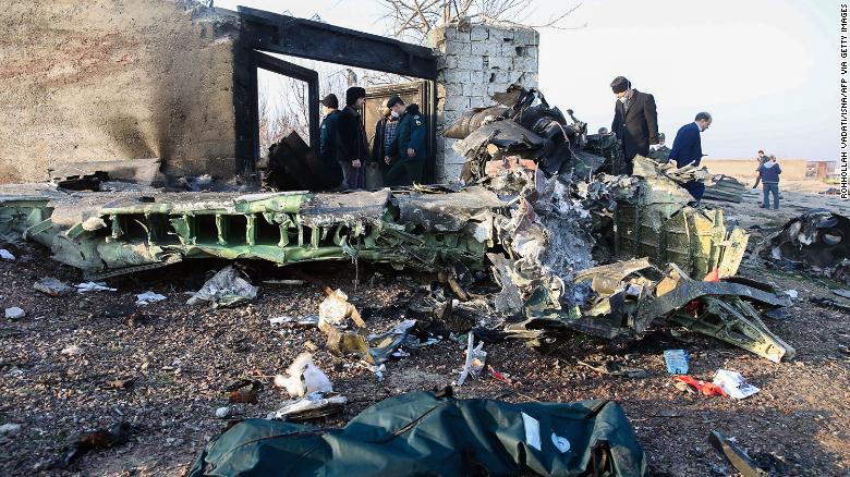 176 dead after plane crash in Iran