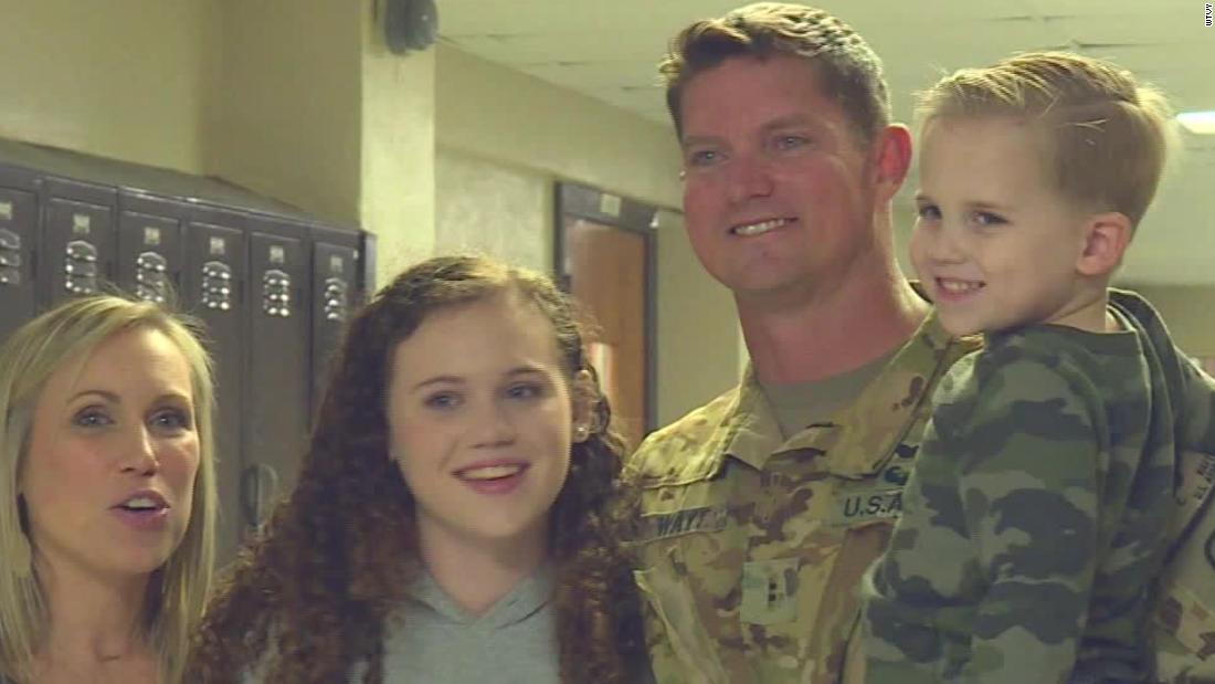 Soldier Surprises Daughter At School After Over A Year Apart Cnn Video 0826