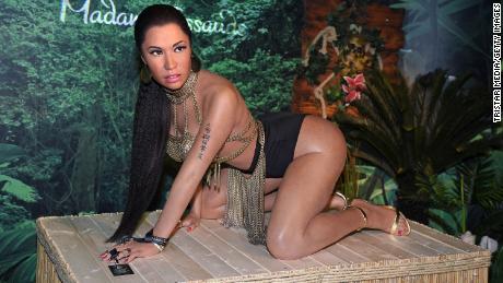 The new Nicki Minaj wax figure gets unveiled at Madame Tussauds Berlin on January 7, 2020 in Berlin, Germany. 