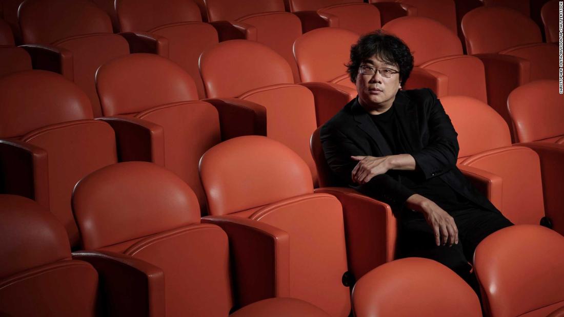 Bong Joon Ho in New York last autumn. The Korean director&#39;s film &quot;Parasite&quot; is nominated for six Academy Awards and could become the first film not in the English language to win Best Picture.