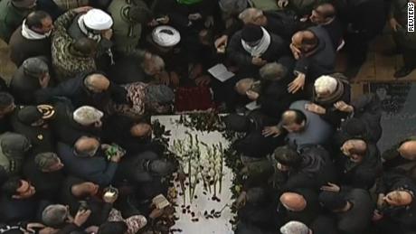 Iranian commander Qasem Soleimani&#39;s body was laid to rest in his hometown Kerman, Iran.