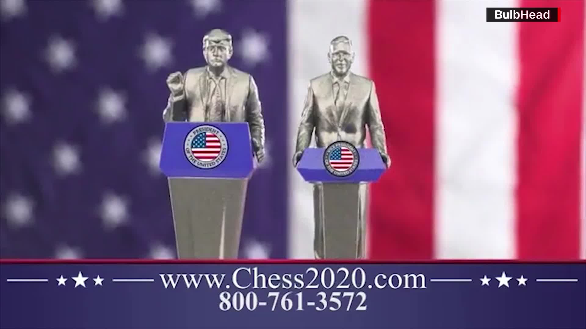 Donald Trump Biden Ruth Figure Election White House USA Chess Game Republican 