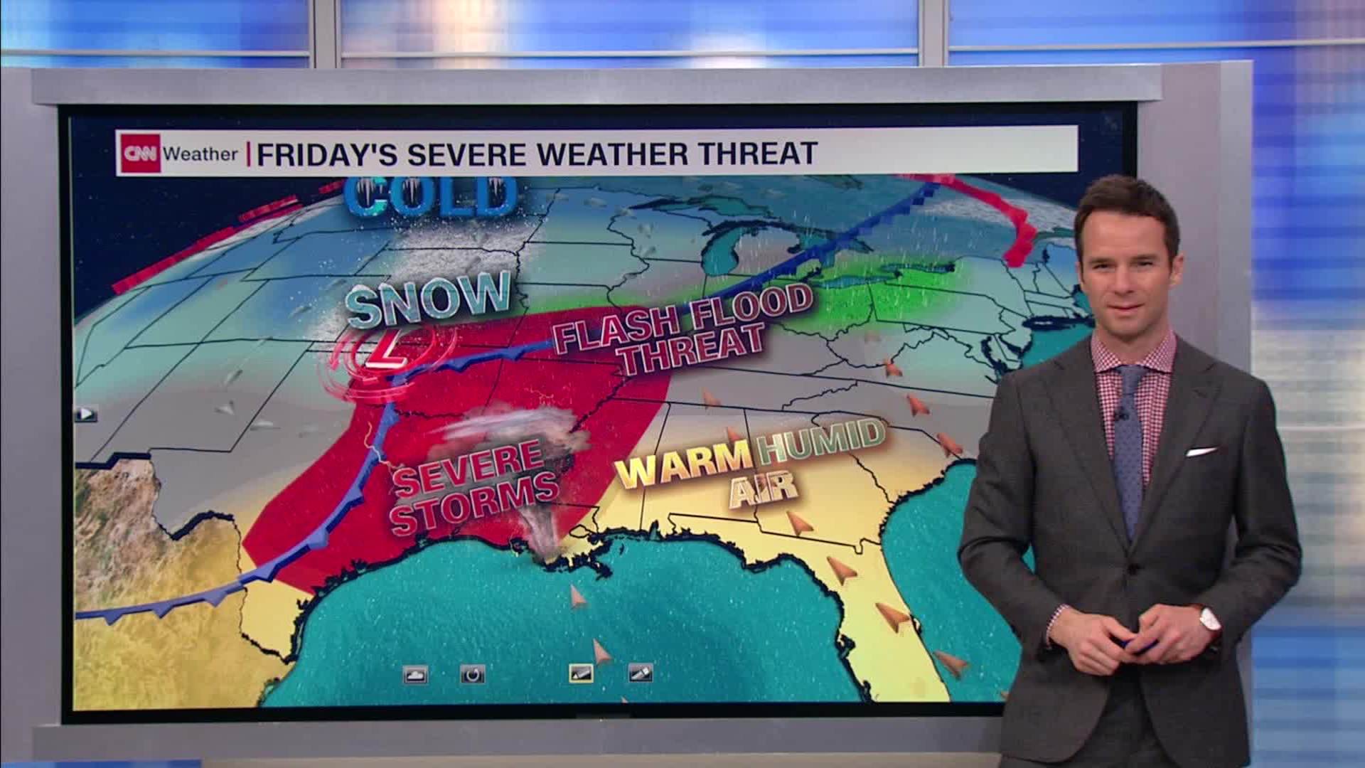 Multi Day Severe Weather System Slams Central And Eastern Us Cnn