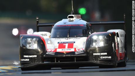 England&#39;s pilot Nick Tandy drives his Porsche 919 Hybrid N°1 during the second qualifying practice session of the Le Mans 24 hours endurance race, on June 15, 2017 in Le Mans northwestern France. 
Sixty cars with 180 drivers will participate on June 17 and 18 June at the 85rd &quot;Le Mans 24-hours&quot; endurance race. 
 / AFP PHOTO / JEAN-FRANCOIS MONIER        (Photo credit should read JEAN-FRANCOIS MONIER/AFP via Getty Images)
