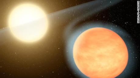 This exoplanet is in a dance of death with its star.