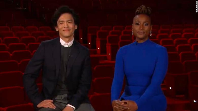 Issa Rae seems displeased with the best director nominees list