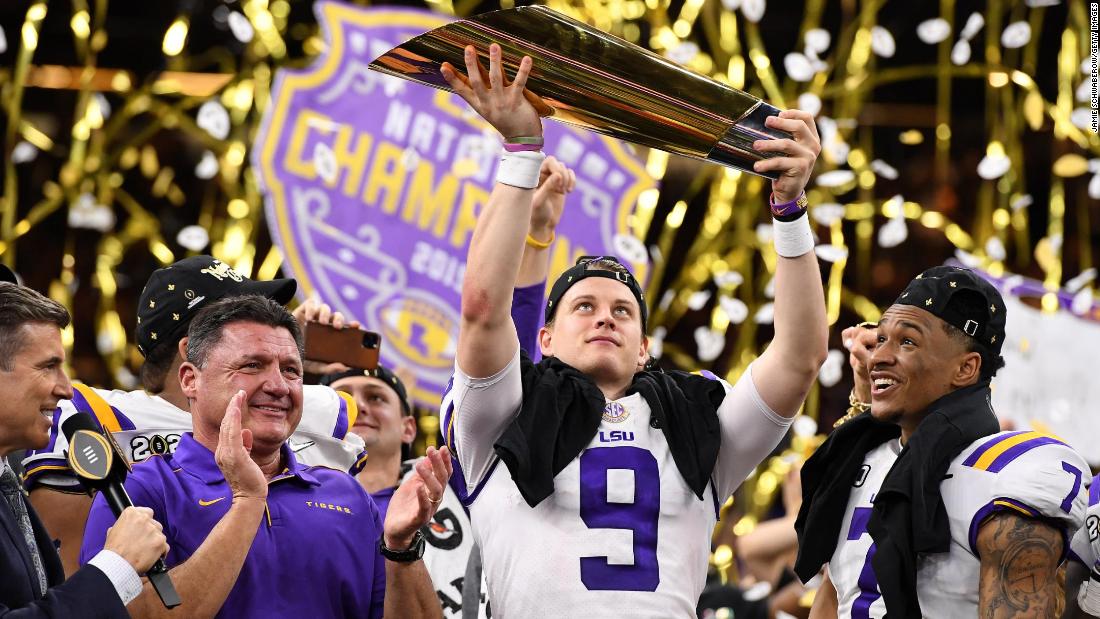 Photos: LSU dethrones Clemson to win college football title