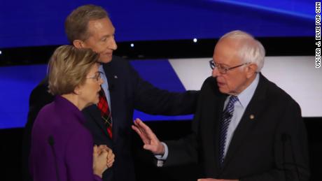 Here&#39;s what Tom Steyer said about the &#39;awkward moment&#39; he witnessed between Sanders and Warren