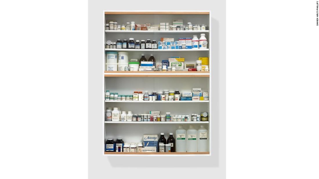 Damien Hirst medicine cabinet could sell for millions at ...